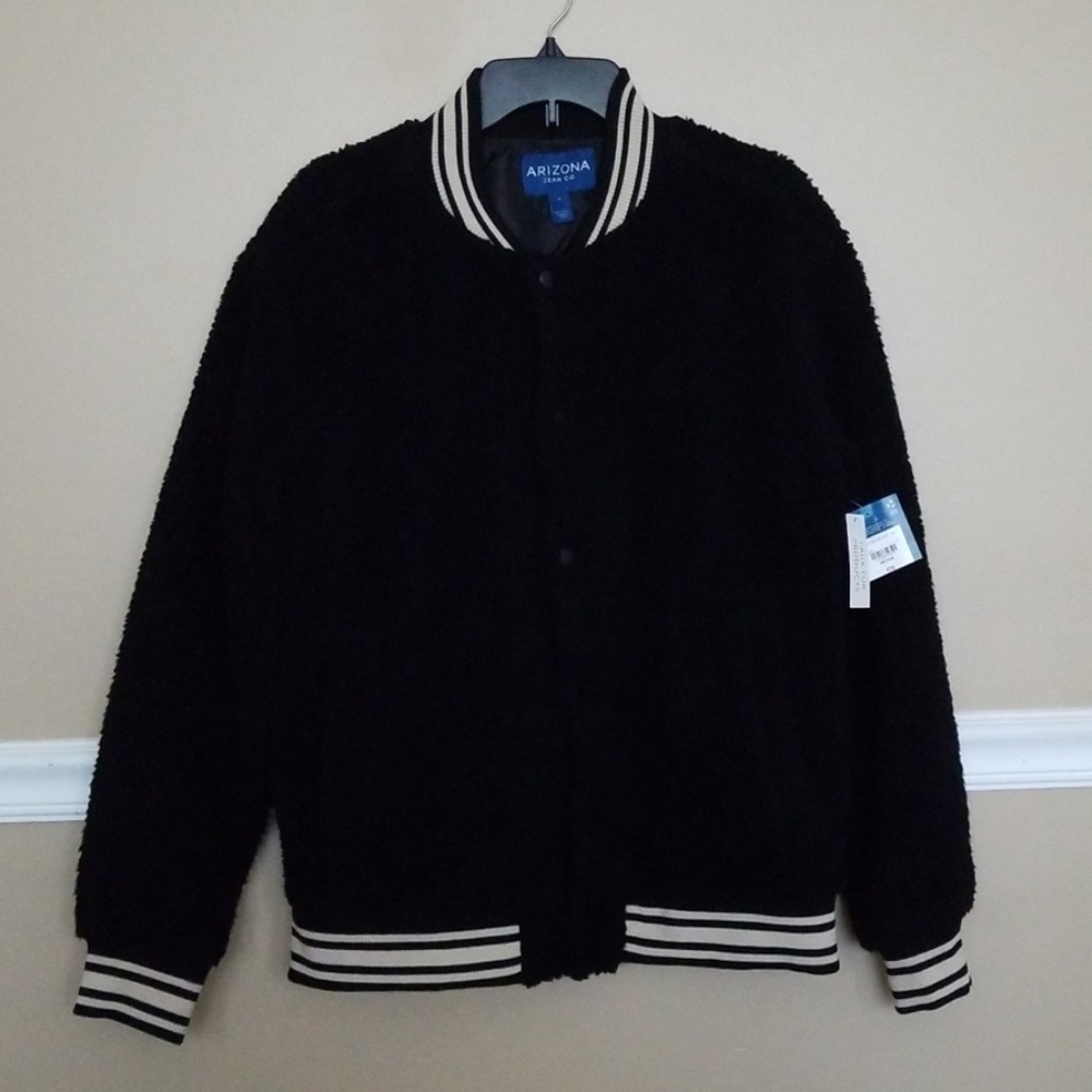 Faux Sherpa Bomber Jacket